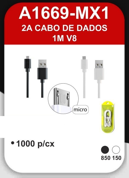 A1669-MX1 Cabo de Dados