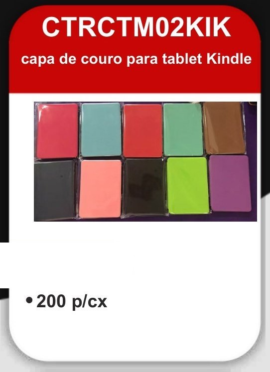 CTRCTM02KIK Capa de Couro para Tablet Kindle