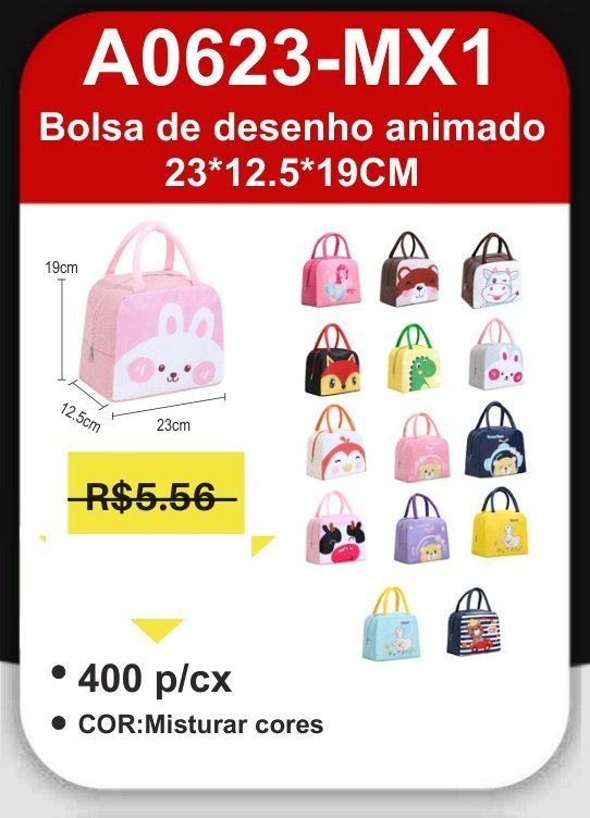 A0623-MX1 Bolsa de Desenho Animado