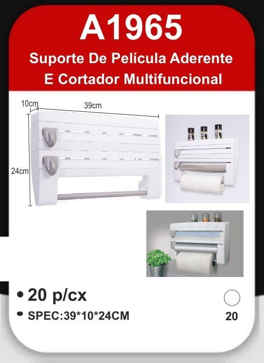 A1965 Suporte de Película Aderente e Cortador Multifuncional