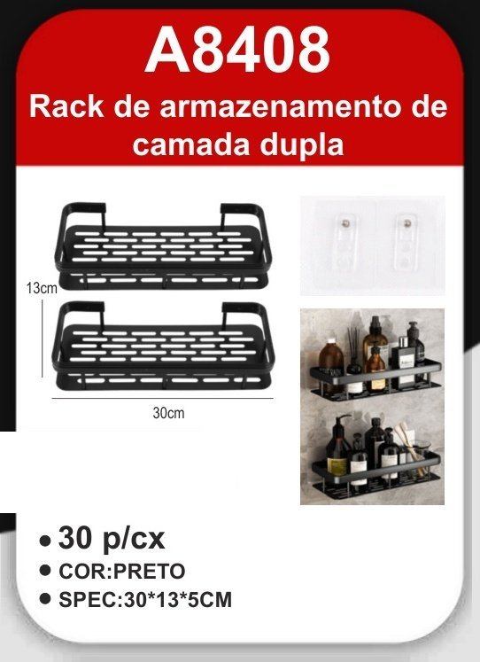 A8408 Rack de Armazenamento de Camada Dupla