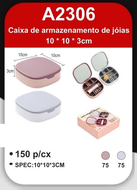 A2306 Caixa de Armazenamento de Jóias